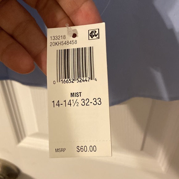 Van Heusen Man Shirt slim fit size 14-14 1/2 brand new with tags - Picture 5 of 10